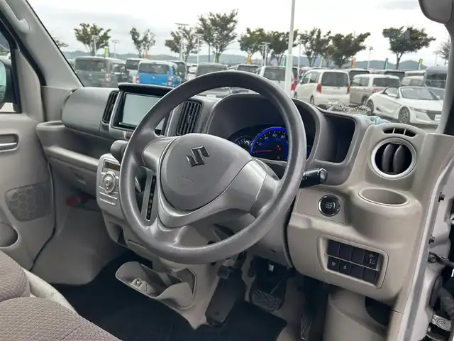 スズキ エブリィ ワゴン JPターボ 和歌山県 2018(平30)年 5.6万km シルキーシルバーメタリック 社外7インチナビ/Bluetooth/CD/衝突軽減カメラ/フルオートエアコン/リア送風システム/パワーウィンドウ/パワーステアリング/ヘッドライトレベライザー/横滑り防止機能/ハイルーフ/ドアバイザー/プッシュスタート/スマートキー