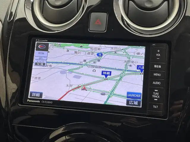 日産 ノート e－パワー X 岩手県 2016(平28)年 9.3万km ブリリアントホワイトパール アラウンドビューモニター/エマージェンシーブレーキ/車線逸脱警報/前後ソナー/横滑り防止装置/インテリジェントルームミラー/ストラーダナビ/フルセグTV/ETC/オートエアコン/オートライト/LEDヘッドライト/フォグライト/純正14インチアルミホイール/純正フロアマット