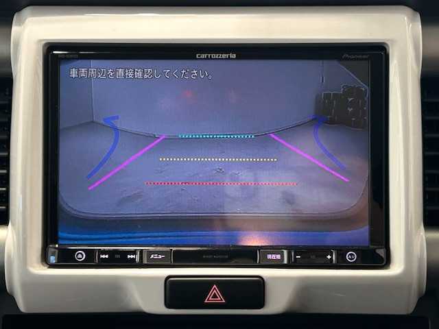 スズキ ハスラー G 宮城県 2018(平30)年 7.4万km サマーブルーM 4WD/スズキセーフティサポート/・衝突被害軽減ブレーキ/・誤発進抑制機能/・車線逸脱抑制機能/・リヤクロストラフィックアラート/・標識認識機能/純正ナビ(カロッツェリア8インチ）/・Bluetooth/CD/DVD/フルセグTV/AUX/USB/・バックカメラ/・ビルドインETC/スノーモード/ヒルディセントコントロール/アイドリングストップ/レーダーブレーキサポート/グリップコントロール/スマートキー/・スペアキー/革巻きステアリング/純正布シート/・シートヒーター（運転席＋助手席）/・ベンチシート/ツートンルーフレール/ハロゲンヘッドライト/純正15インチスチールホイール/純正フロアマット