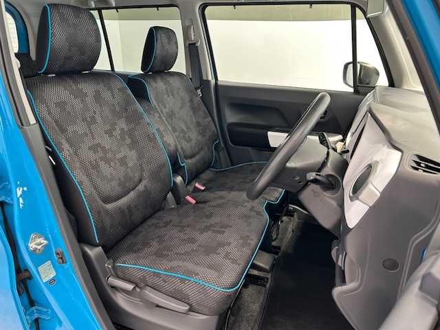 スズキ ハスラー G 宮城県 2018(平30)年 7.4万km サマーブルーM 4WD/スズキセーフティサポート/・衝突被害軽減ブレーキ/・誤発進抑制機能/・車線逸脱抑制機能/・リヤクロストラフィックアラート/・標識認識機能/純正ナビ(カロッツェリア8インチ）/・Bluetooth/CD/DVD/フルセグTV/AUX/USB/・バックカメラ/・ビルドインETC/スノーモード/ヒルディセントコントロール/アイドリングストップ/レーダーブレーキサポート/グリップコントロール/スマートキー/・スペアキー/革巻きステアリング/純正布シート/・シートヒーター（運転席＋助手席）/・ベンチシート/ツートンルーフレール/ハロゲンヘッドライト/純正15インチスチールホイール/純正フロアマット