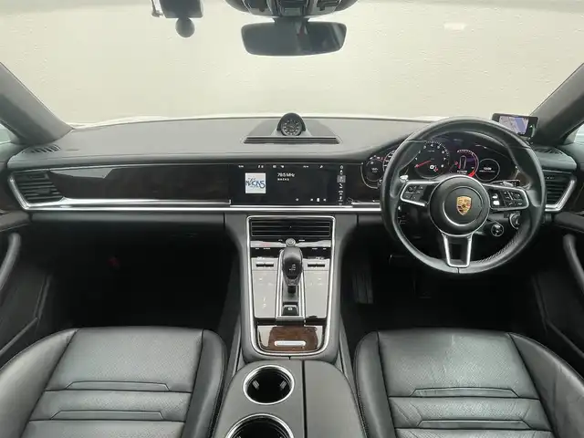 ポルシェ パナメーラ 4S 東京都 2018(平30)年 4.7万km 白 純正ナビ/360°カメラ/ETC2.0/衝突軽減ブレーキ/アダプティブクルーズコントロール/ドライブレコーダー/シートヒーター/スマートキー/プッシュスタート/電動格納ミラー