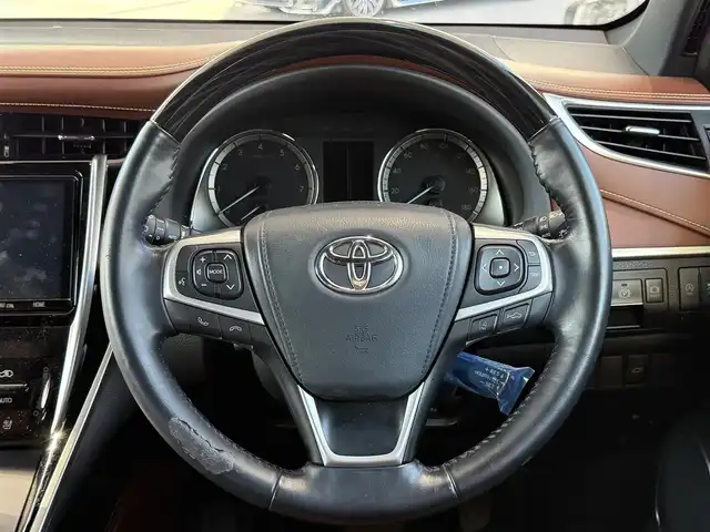 トヨタ ハリアー プレミアム メタル&レザーP 滋賀県 2019(平31)年 5.1万km ブラック ワンオーナー/SR/茶革シート/純正ナビ/フルセグTV/パワーバックドア/メモリシート/パワーシート/シートヒーター＆ベンチレーション/バックカメラ/ETC/追従式クルーズコントロール/純正フロアマット＆ドアバイザー/電動パーキング