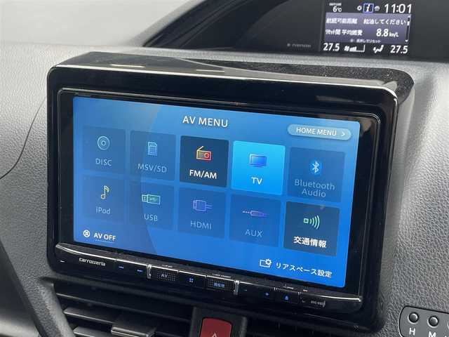 トヨタ ノア Si ダブルバイビーⅢ 滋賀県 2020(令2)年 3.9万km ブラック 社外9型ナビ/（CD/DVD/フルセグTV/BT）/トヨタセーフティセンス/・プリクラッシュセーフティ/・レーンディパーチャーアラート/・オートマチックハイビーム/社外フリップダウンモニター/ハーフレザーシート/バックカメラ/クルーズコントロール/クリアランスソナー/両側パワースライドドア/LEDヘッドライト/純正フロアマット/純正16インチAW