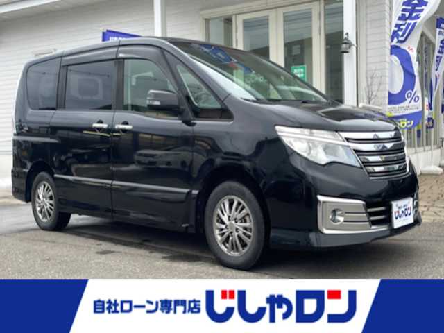 日産 セレナ ライダー 秋田県 2016(平28)年 10万km ダイヤモンドブラック (株)IDOMが運営する【じしゃロン秋田店】の自社ローン専用車両になりますこちらは現金またはオートローンご利用時の価格です。自社ローンご希望の方は別途その旨お申付け下さい/メモリナビ/フルセグテレビ/バックカメラ/クルーズコントロール/ドアバイザー/プッシュスタート/両側パワースライドドア/ETC/スマートキー/BT