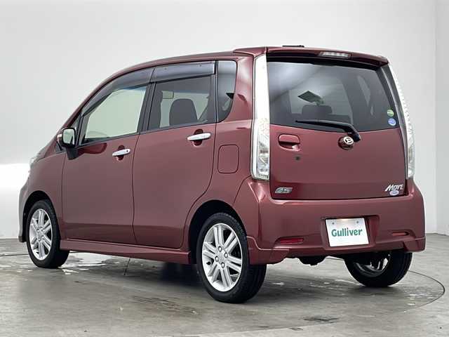 ダイハツ ムーヴ カスタム RS スマセレSA&SN 兵庫県 2014(平26)年 7.7万km ファイアークォーツレッドM ・純正ナビ/CD/DVD/Bluetooth/TV/・バックカメラ/・ビルトインETC/・スマートアシスト/・衝突軽減ブレーキ/・アイドリングストップ/・横滑り防止装置/・盗難防止装置/・LEDヘッドライト/・オートライト/・オートエアコン/・プッシュスタートボタン/・スマートキー/・ステアリングリモコン/・純正15インチアルミホイール/・USBジャック/・純正フロアマット/・レーダー探知機/・スマートアシスト/・Wエアバッグ/・電動格納ドアミラー/・エコアイドル/・ドアバイザー