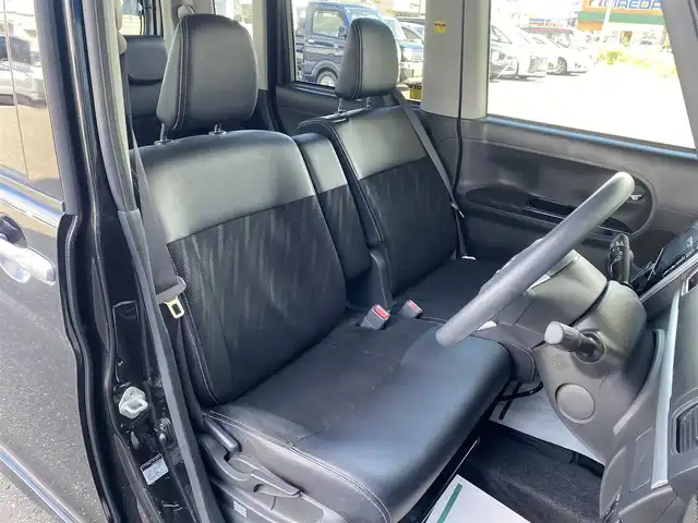 ダイハツ タント カスタム X トップED SAⅡ 青森県 2016(平28)年 8.3万km ブラックマイカメタリック 4WD/純正ナビ/(AM FM BT CD DVD フルセグTV)/バックカメラ/衝突軽減ブレーキ/片側パワースライドドア/AW付冬タイヤ積込/プッシュスタート/スマートキー/ハーフレザーシート/ドアバイザー/フロアマット/オートライト/フォグランプ