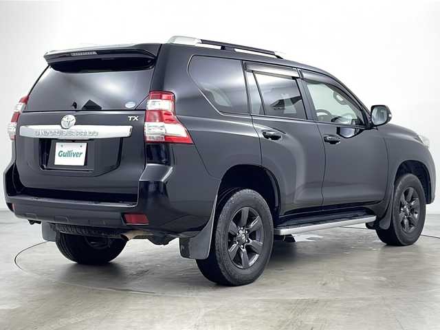 トヨタ ランドクルーザー プラド TX アルジェントクロス 道央・札幌 2014(平26)年 7.4万km ブラック ・4WD/・純正ナビ(TV＆BT＆DVD＆CD)/・バックモニター/・横滑り防止/・クルーズコントロール/・革調シートカバー/・ルーフレール/・サイドステップ/・オートライト/・LEDヘッドライト/・フォグランプ/・電動格納ドアミラー/・ドアミラーウィンカー/・ドアミラーヒーター/・ヘッドライトウォッシャー