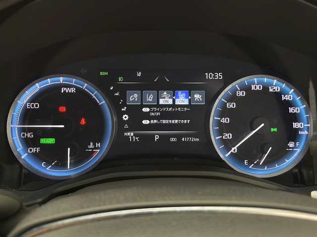 トヨタ クラウン ハイブリッド RS 長野県 2021(令3)年 4.2万km プレシャスホワイトパール 純正12.3インチメモリーナビ/（CD＆DVD＆Bluetooth＆USB＆FM・AM）/フルセグTV/バックカメラ（バック/サイド）/Toyota Safety Sense/・クルーズコントロール（追従あり）/・プリクラッシュセーフティ/・レーンキープアシスト/・BSM/RCTA/RCD/PKSB/RSA/・クリアランスソナー/前後方ドライブレコーダー/LEDオートヘッドライト/フォグランプ/ハーフレザーシート/パワーシート(前席)/シートヒーター(前席)/ステアリングヒーター/純正18インチアルミホイール/スマートキー/スペアキー/ビルトインETC/保証書/取扱説明書
