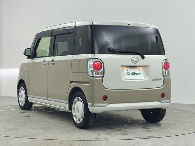 ダイハツ ムーヴ キャンバス G メイクアップ VS SAⅢ 熊本県 2022(令4)年 1.9万km パールホワイトⅢ/ナチュラルベージュマイカメタリック 2トーン 純正７インチナビ/(AM/FM/CD/DVD/フルセグ/Bluetooth/USB)/全方位カメラ/両側電動ドア/ＥＴＣ/前方ドライブレコーダー/シートヒーター/ＬＥＤヘッドライト/オートライト/オートハイビーム/アイドリングストップ/衝突軽減システム/横滑り防止装置/プッシュスタート/スマートキー