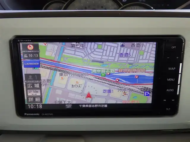 ダイハツ ムーヴ キャンバス G メイクアップ VS SAⅢ 千葉県 2021(令3)年 5.8万km パールホワイトⅢ/ナチュラルベージュマイカメタリック 2トーン 155/65R14/両側パワースライドドア/社外SDナビ/地デジTV/【DVD/CD再生機能　Bluetooth接続】/パノラマモニター/運転席シートヒーター/ステアリングスイッチ/ETC/LEDヘッドライト/フォグライト/リアコーナーセンサー/キーフリーシステム
