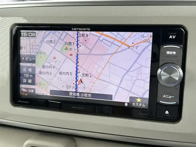 ダイハツ ムーヴ キャンバス X SA Ⅲ 愛知県 2018(平30)年 3.5万km ファイアークォーツレッドM ワンオーナー/社外ＳＤナビ（カロッツェリア）/ＢＴ/ＣＤ／ＤＶＤ/ＵＳＢ/ＤＴＶ/Ｂカメラ/ＥＴＣ/キーレス/プッシュスタート/アイドリングストップ/衝突軽減ブレーキ/オートライト/ハロゲンヘッドライト/スペアキー有/電動格納ミラー