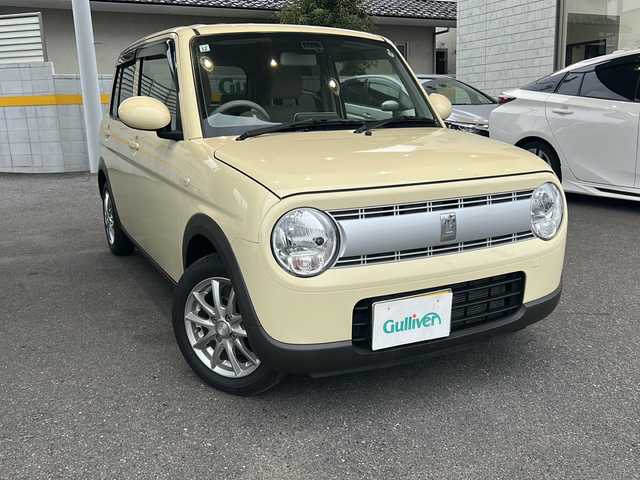 スズキ ラパン L 福島県 2021(令3)年 3.5万km シフォンアイボリーM ディスプレイオーディオ/スマートキー/レーンキープアシスト/ドアバイザー/電格ミラー/シートヒーター/純正フロアマット/コーナーセンサー