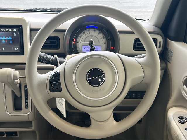 スズキ ラパン L 福島県 2021(令3)年 3.5万km シフォンアイボリーM ディスプレイオーディオ/スマートキー/レーンキープアシスト/ドアバイザー/電格ミラー/シートヒーター/純正フロアマット/コーナーセンサー