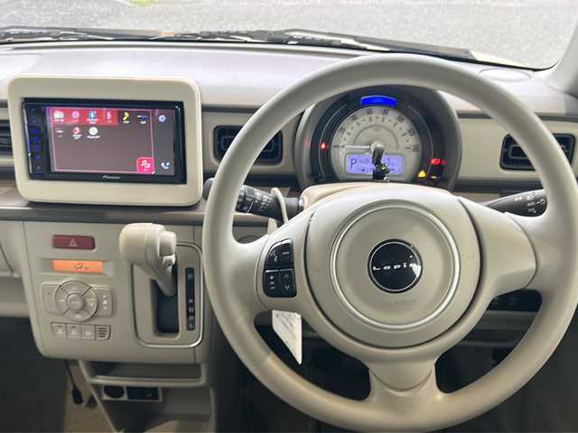 スズキ ラパン L 福島県 2021(令3)年 3.5万km シフォンアイボリーM ディスプレイオーディオ/スマートキー/レーンキープアシスト/ドアバイザー/電格ミラー/シートヒーター/純正フロアマット/コーナーセンサー