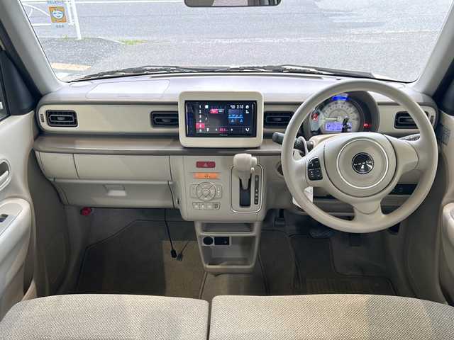 スズキ ラパン L 福島県 2021(令3)年 3.5万km シフォンアイボリーM ディスプレイオーディオ/スマートキー/レーンキープアシスト/ドアバイザー/電格ミラー/シートヒーター/純正フロアマット/コーナーセンサー