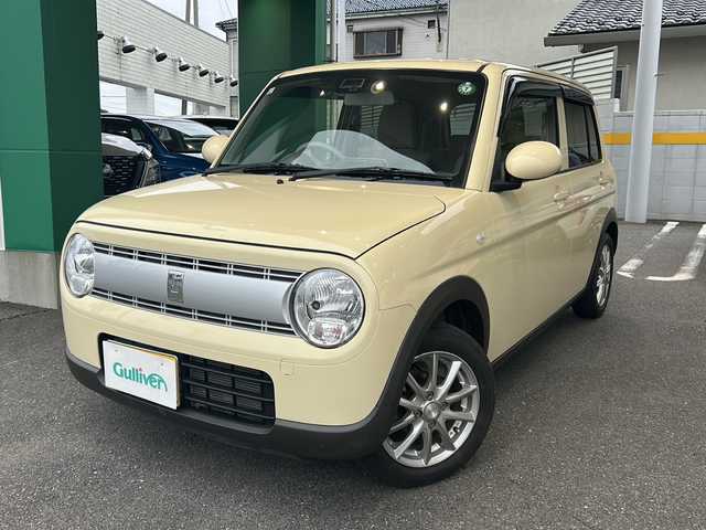 スズキ ラパン L 福島県 2021(令3)年 3.5万km シフォンアイボリーM ディスプレイオーディオ/スマートキー/レーンキープアシスト/ドアバイザー/電格ミラー/シートヒーター/純正フロアマット/コーナーセンサー