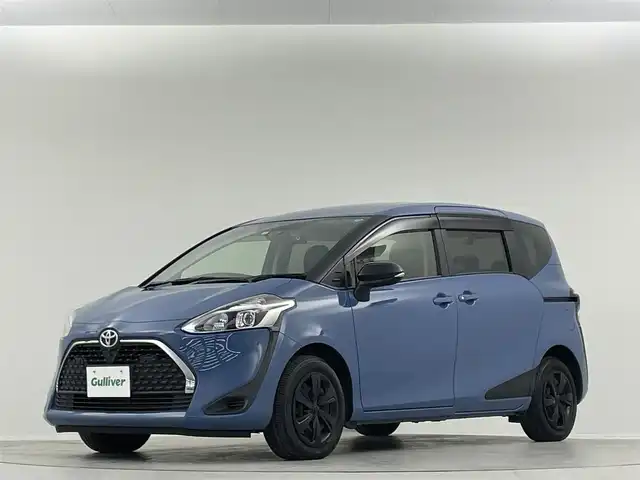 トヨタ シエンタ G セーフティエディションⅡ 埼玉県 2022(令4)年 1.3万km グレイッシュブルー 純正９型ナビ　純正１２型フリップダウンモニター　両側パワースライドドア　ＬＥＤ　スマートエントリーキー　ビルトインＥＴＣ　バックカメラ　ドライブレコーダー　ＴＶキャンセラー　フロアマット　禁煙車