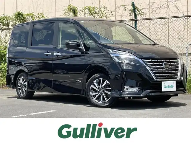 日産 セレナ ハイウェイスター V 東京都 2022(令4)年 7.1万km ダイヤモンドブラック 純正ナビ/アラウンドビューモニター/エマージェンシーブレーキ/車線逸脱警報/ソナー/プロパイロット/ハンズフリーオートスライドドア/ＥＴＣ/ドライブレコーダー/ステアリングスイッチ/スマートキー