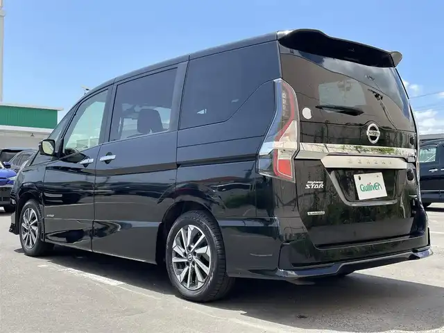 日産 セレナ ハイウェイスター V 東京都 2022(令4)年 7.1万km ダイヤモンドブラック 純正ナビ/アラウンドビューモニター/エマージェンシーブレーキ/車線逸脱警報/ソナー/プロパイロット/ハンズフリーオートスライドドア/ＥＴＣ/ドライブレコーダー/ステアリングスイッチ/スマートキー