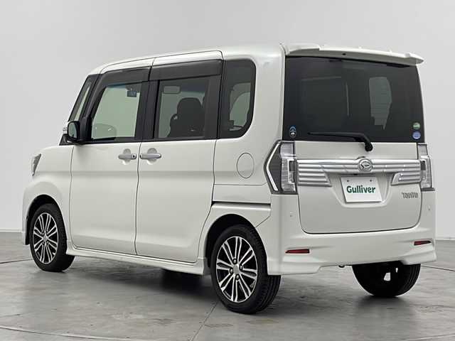 ダイハツ タント カスタム RS トップED SAⅡ 群馬県 2016(平28)年 4.9万km パールホワイトⅢ 8型ナビ　バックカメラ　両側電動スライドドア　アイドリングストップ　前後ドライブレコーダー　レザー調シートカバー　ツィーター　衝突被害軽減ブレーキ　LEDヘッドライト　オートライト　ETC　禁煙車