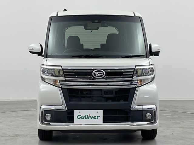 ダイハツ タント カスタム RS トップED SAⅡ 群馬県 2016(平28)年 4.9万km パールホワイトⅢ 8型ナビ　バックカメラ　両側電動スライドドア　アイドリングストップ　前後ドライブレコーダー　レザー調シートカバー　ツィーター　衝突被害軽減ブレーキ　LEDヘッドライト　オートライト　ETC　禁煙車