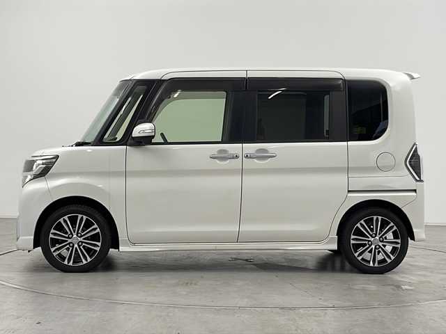 ダイハツ タント カスタム RS トップED SAⅡ 群馬県 2016(平28)年 4.9万km パールホワイトⅢ 8型ナビ　バックカメラ　両側電動スライドドア　アイドリングストップ　前後ドライブレコーダー　レザー調シートカバー　ツィーター　衝突被害軽減ブレーキ　LEDヘッドライト　オートライト　ETC　禁煙車