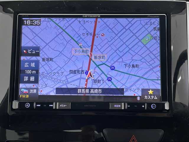 ダイハツ タント カスタム RS トップED SAⅡ 群馬県 2016(平28)年 4.9万km パールホワイトⅢ 8型ナビ　バックカメラ　両側電動スライドドア　アイドリングストップ　前後ドライブレコーダー　レザー調シートカバー　ツィーター　衝突被害軽減ブレーキ　LEDヘッドライト　オートライト　ETC　禁煙車