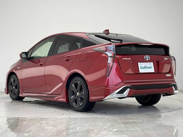 トヨタ プリウス S ツーリングセレクション 愛知県 2017(平29)年 3.7万km エモーショナルレッド 衝突軽減システム/純正SDナビ/レーダークルーズコントロール/モデリスタエアロ/シートヒーター/フルセグ/CD/DVD/Bluetooth/バックカメラ/純正アルミホイール/LEDヘッドライト/オートマチックハイビーム/ドライブレコーダー/ETC/ステアリングスイッチ/スマートキー/プッシュスタート