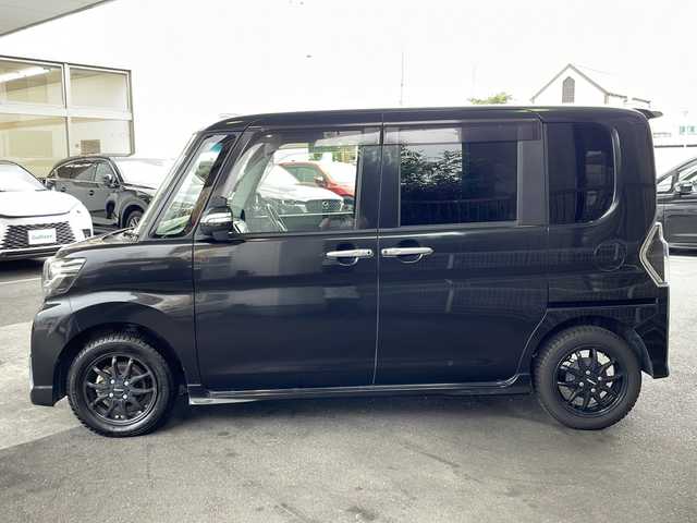 ダイハツ タント カスタム RS トップED SA Ⅲ 京都府 2017(平29)年 9.5万km ブラックマイカメタリック 純正ＳＤナビ　/(NSZP-X67D）/ダイハツ純正後席モニター　/フルセグテレビ　/禁煙車/両側パワースライドドア　/バックカメラ　/コーナーセンサー　/ＬＥＤヘッドライト　/スマートキー　/シートヒーター　/ウィンカーミラー/電格ミラー　/アイドリングストップ/ＥＴＣ/HDMI/フォグライト/ダイアンストンサウンド/衝突軽減システム/スマートアシスト3/横滑り防止装置/盗難防止装置/オートライト/オートマチックハイビーム/Wエアバック