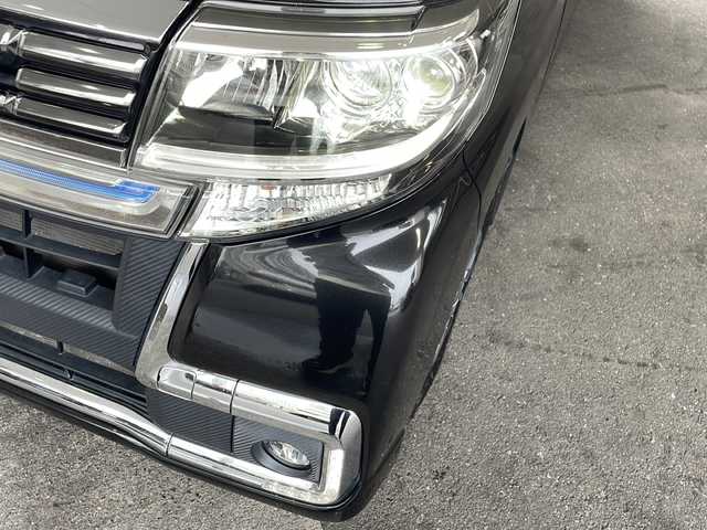 ダイハツ タント カスタム RS トップED SA Ⅲ 京都府 2017(平29)年 9.5万km ブラックマイカメタリック 純正ＳＤナビ　/(NSZP-X67D）/ダイハツ純正後席モニター　/フルセグテレビ　/禁煙車/両側パワースライドドア　/バックカメラ　/コーナーセンサー　/ＬＥＤヘッドライト　/スマートキー　/シートヒーター　/ウィンカーミラー/電格ミラー　/アイドリングストップ/ＥＴＣ/HDMI/フォグライト/ダイアンストンサウンド/衝突軽減システム/スマートアシスト3/横滑り防止装置/盗難防止装置/オートライト/オートマチックハイビーム/Wエアバック