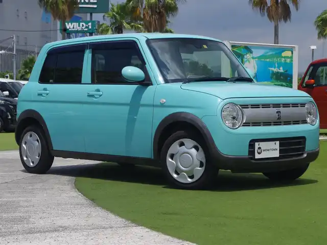 スズキ ラパン G 千葉県 2016(平28)年 6.2万km フレンチミントPM スズキセーフティサポート/社外メモリーナビ/地デジTV/【DVD/CD再生機能　Bluetooth接続】/バックカメラ/ETC/スペアキー×1/携帯リモコン