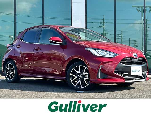 トヨタ ヤリス ハイブリッド Z 福岡県 2020(令2)年 4.5万km センシュアルレッドマイカ 純正ディスプレイ　Ｂｌｕｅｔｏｏｔｈ　ミラキャスト対応　バックカメラ　シートヒーター　純正１６インチＡＷ　ＥＴＣ２．０　前後ドラレコ　セーフティセンス　衝突軽減　追従クルコン　ＬＥＤオートライト　禁煙