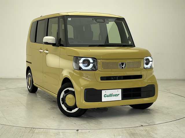 ホンダ Ｎ ＢＯＸ ファッションスタイル 千葉県 2024(令6)年 0.1万km 黄 純正ナビ/フルセグTV/バックカメラ/片側パワースライドドア/アダプティブクルーズコントロール/レーンキープアシスト/コーナーセンサー/LEDヘッドライト/スマートキー