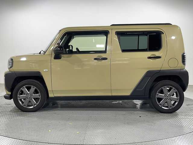 ダイハツ タフト G ターボ 広島県 2021(令3)年 2.6万km サンドベージュメタリック 純正９型ナビ　/パノラマモニター　/シートヒーター　/ガラスルーフ　/コーナーセンサー　/衝突軽減　/レーンキープ　/オートハイビーム　/レーダークルーズ　/前後ドライブレコーダー　/ＥＴＣ　/踏み間違い防止　/フォグランプ/純正15インチアルミホイール(165/65/R15)/エアバッグ(運転席/助手席/サイド/カーテン)