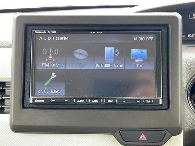 ホンダ Ｎ ＢＯＸ L 山梨県 2021(令3)年 3.7万km クリスタルブラックパール 社外メモリナビ（CN-E330D）/CD/AM/FM/BT/フルセグTV/バックカメラ/アイドリングストップ/クルーズコントロール/プッシュスタート/片側パワースライドドア/ETC/純正LEDヘッドライト/コーナーセンサー/レーンキープアシスト/衝突軽減ブレーキ/片側パワースライドドア