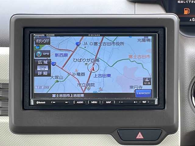 ホンダ Ｎ ＢＯＸ L 山梨県 2021(令3)年 3.7万km クリスタルブラックパール 社外メモリナビ（CN-E330D）/CD/AM/FM/BT/フルセグTV/バックカメラ/アイドリングストップ/クルーズコントロール/プッシュスタート/片側パワースライドドア/ETC/純正LEDヘッドライト/コーナーセンサー/レーンキープアシスト/衝突軽減ブレーキ/片側パワースライドドア