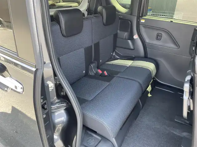 ダイハツ タント カスタム RS 滋賀県 2023(令5)年 1.2万km クロムグレーメタリック 社外7インチナビ/・Bluetooth/・フルセグTV/・CD/・DVD/バックカメラ/前後ソナー/電動パーキングブレーキ/オートブレーキホールド/ハーフレザー/前席シートヒーター/スマートキー/ステアリングリモコン