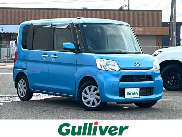 ダイハツ タント X SA 秋田県 2013(平25)年 5.6万km ファインブルーマイカメタリック 純正SDナビ/純正CD、DVD、BT、フルセグ/バックカメラ/ドライブレコーダー/４WD/スペアキー