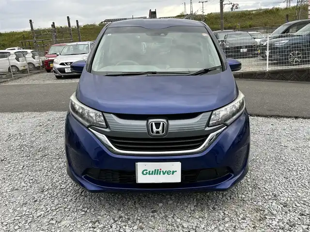 ホンダ フリード G ホンダセンシング 長崎県 2018(平30)年 6.8万km コバルトブルーパール 純正インターナビ/（CD/DVD/BT/フルセグ）/バックカメラ/衝突軽減システム/レーンアシスト/レーダークルーズ/ETC/両側パワースライドドア/スマートキー/プッシュスタート/社外15インチAW