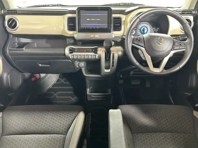 スズキ クロスビー HYBRID MZ 神奈川県 2019(令1)年 3.6万km キャラバンアイボリーパールメタリック/ホワイト 2トーンルーフ 純正8型SDナビゲーション【CN-RZ843】/AM FM フルセグ Bluetooth HDMI CD　DVD　SD/パノラミックビューモニター/デュアルセンサーブレーキサポート/アダプティブクルーズコントロール/シートヒーター/ETC/純正フロアマット、/スマートキー/スペアキー/LEDヘッドライト/オートライト/オートマチックハイビーム/純正16インチアルミホイル/ドアバイザー/車線維持支援機能/クリアランスソナー