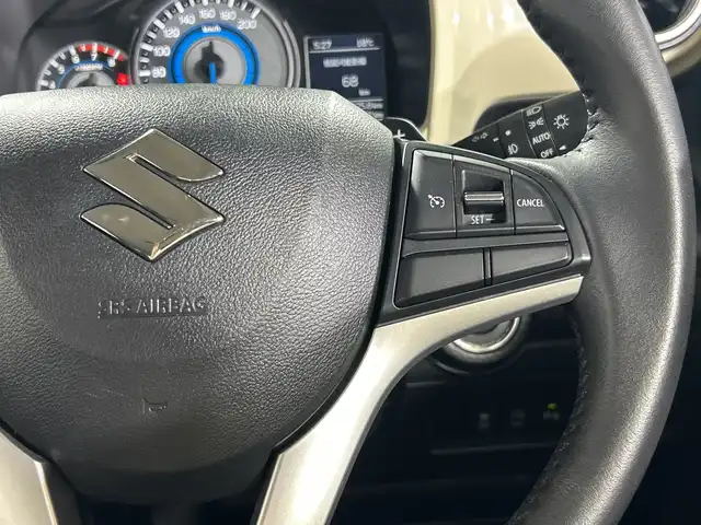 スズキ クロスビー HYBRID MZ 神奈川県 2019(令1)年 3.6万km キャラバンアイボリーパールメタリック/ホワイト 2トーンルーフ 純正8型SDナビゲーション【CN-RZ843】/AM FM フルセグ Bluetooth HDMI CD　DVD　SD/パノラミックビューモニター/デュアルセンサーブレーキサポート/アダプティブクルーズコントロール/シートヒーター/ETC/純正フロアマット、/スマートキー/スペアキー/LEDヘッドライト/オートライト/オートマチックハイビーム/純正16インチアルミホイル/ドアバイザー/車線維持支援機能/クリアランスソナー