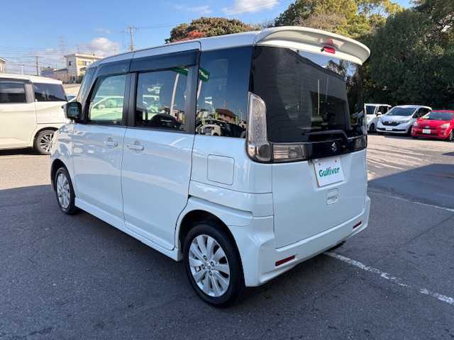 スズキ スペーシア カスタム GS 大阪府 2013(平25)年 8.1万km 白 純正ナビ/TV/Bluetooth/バックカメラ/ETC/横滑り防止装置/アイドリングストップ/両側スライドドア/HIDヘッドライト/純正アルミホイール/プッシュスタート/スマートキー