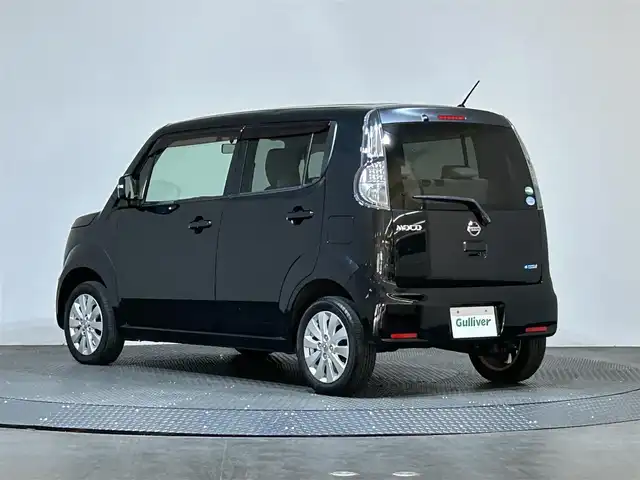 日産 モコ ドルチェX 愛媛県 2015(平27)年 3.6万km ブルーイッシュブラック ・純正ナビ(MC315D-A)/(フルセグ/CD/DVD/BT)/・アイドリングストップ/・純正14インチアルミホイール/・純正フロアマット/・フォグランプ/・ステアリングリモコン/・ドアバイザー/・スペアキー/・プッシュスタート/・取扱説明書/・保証書