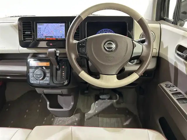日産 モコ ドルチェX 愛媛県 2015(平27)年 3.6万km ブルーイッシュブラック ・純正ナビ(MC315D-A)/(フルセグ/CD/DVD/BT)/・アイドリングストップ/・純正14インチアルミホイール/・純正フロアマット/・フォグランプ/・ステアリングリモコン/・ドアバイザー/・スペアキー/・プッシュスタート/・取扱説明書/・保証書