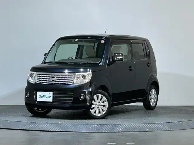 日産 モコ ドルチェX 愛媛県 2015(平27)年 3.6万km ブルーイッシュブラック ・純正ナビ(MC315D-A)/(フルセグ/CD/DVD/BT)/・アイドリングストップ/・純正14インチアルミホイール/・純正フロアマット/・フォグランプ/・ステアリングリモコン/・ドアバイザー/・スペアキー/・プッシュスタート/・取扱説明書/・保証書