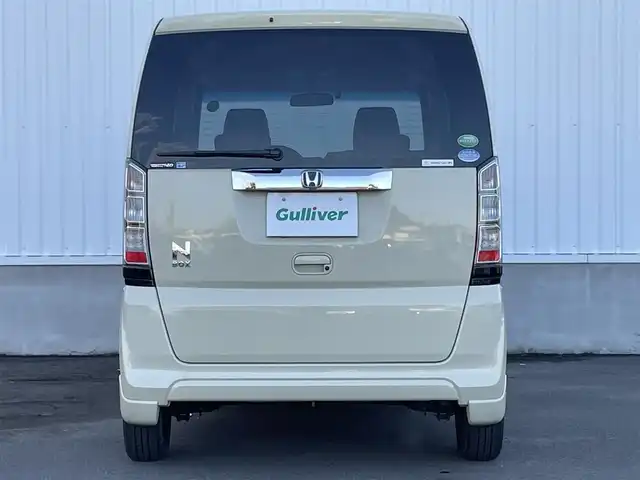 ホンダ Ｎ ＢＯＸ G Lパッケージ 愛媛県 2012(平24)年 4.1万km ヒダマリアイボリーパール 左側パワースライドドア　/電格ミラー　/横滑り防止装置　/ヘッドライトレベライザー　/ステアリングリモコン　/ドアバイザー　/ECON　/ベンチシート　/純正ホイールキャップ　/シガーソケット　/サイドアンダーミラー/現状サマー(鉄)(145/80/R13)/YOKOHAMA BluEarth