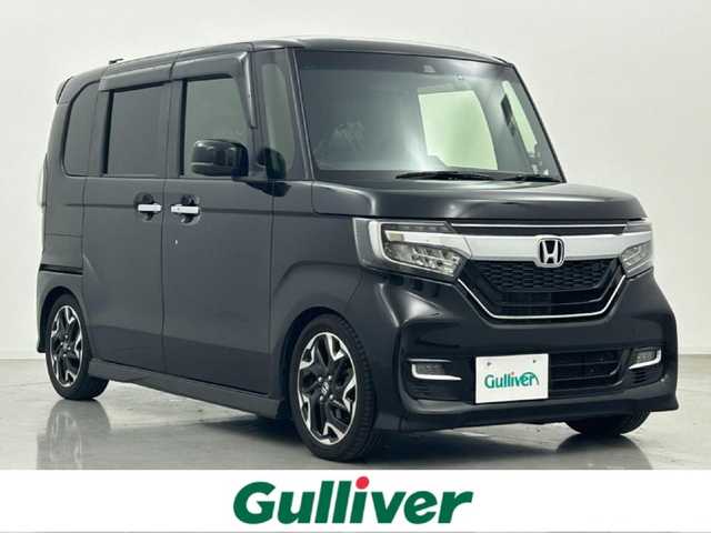 ホンダ Ｎ ＢＯＸ カスタム G L ターボ ホンダセンシング 熊本県 2018(平30)年 5.6万km クリスタルブラックパール 純正8インチナビVXU-185NBi　/バックカメラ　/純正前方ドライブレコーダー　/両側パワースライドドア　/レーダークルーズコントロール　/ビルトインＥＴＣ　/衝突軽減ブレーキ　/横滑り防止　/ハーフレザーシート　/純正フロアマット/オートライト/LEDヘッドライト/フォグライト/スマートキー/プッシュスタート