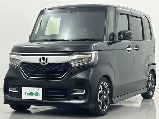 ホンダ Ｎ ＢＯＸ カスタム G L ターボ ホンダセンシング 熊本県 2018(平30)年 5.6万km クリスタルブラックパール 純正8インチナビVXU-185NBi　/バックカメラ　/純正前方ドライブレコーダー　/両側パワースライドドア　/レーダークルーズコントロール　/ビルトインＥＴＣ　/衝突軽減ブレーキ　/横滑り防止　/ハーフレザーシート　/純正フロアマット/オートライト/LEDヘッドライト/フォグライト/スマートキー/プッシュスタート