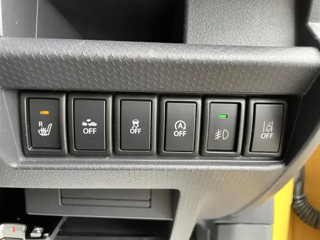 スズキ ハスラー X ターボ 香川県 2018(平30)年 5.1万km アクティブイエロー/ブラック2トーンルーフ 登録時走行距離：50154km/パナソニックSDナビ/　CD DVD BT/デュアルカメラブレーキサポート/レーンキープアシスト/シートヒーター/ETC/前後ドライブレコーダー/アイドリングストップ/横滑り防止装置/HIDヘッドライト/オートライト/フォグランプ/電動格納ウィンカーミラー/ドアバイザー/純正15インチアルミホイール/革巻きステアリング/ステアリングスイッチ/純正フロアマット/プッシュスタート/スマートキー