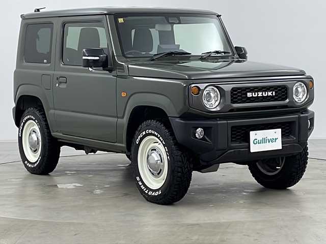 スズキ ジムニー XC 道央・札幌 2020(令2)年 3.9万km ジャングルグリーン ・ATOTOディスプレイオーディオ/・バックカメラ/・デュアルセンサーブレーキサポート/・クルーズコントロール/・誤発進抑制機能/・車線逸脱警報機能/・ふらつき警報機能/・先行車発進お知らせ機能/・標識認識機能/・ヒルディセントコントロール/・前席シートヒーター/・ビルトインETC/・ステアリングスイッチ/・電動格納ミラー/・ドアバイザー/・社外ゴムフロアマット/・オープンカントリーR/Tタイヤ/・クリムソンDEAMアルミホイール/・LEDヘッドライト/・オートライト/・ヘッドランプウォッシャー/・スマートキー/・スペアキー/・保証書/・取扱説明書